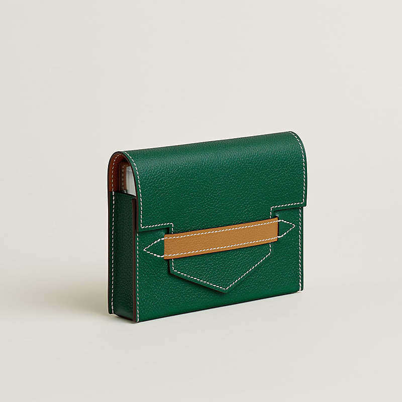 カードケース 《ロード・ポケット》 ポーカー - グリーン | Hermès